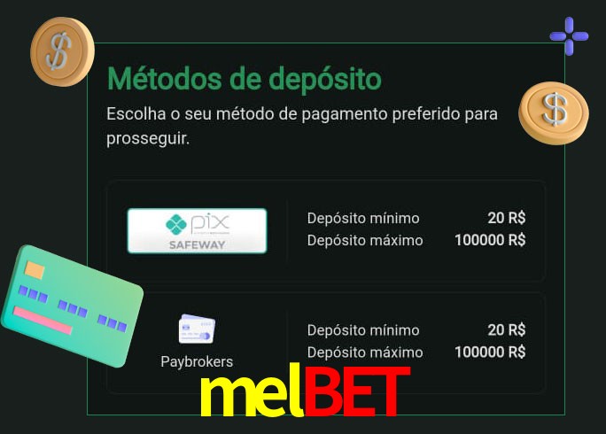 O cassino melbet oferece uma grande variedade de métodos de pagamento